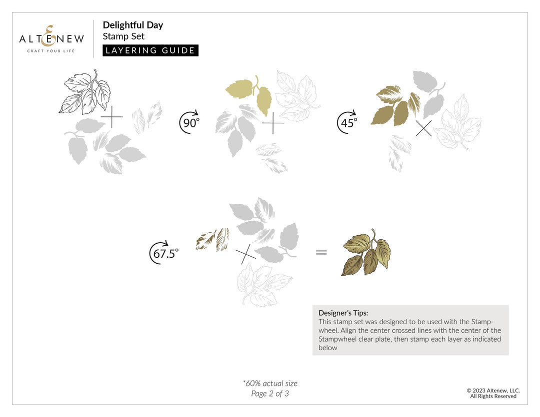 Altenew Hot Foil Plate & Die Bundle Delightful Day