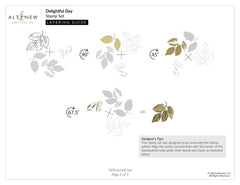 Altenew Hot Foil Plate & Die Bundle Delightful Day