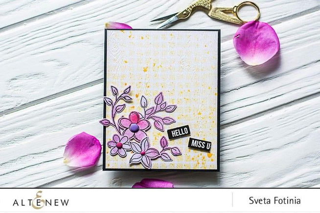 Altenew Stamp & Die Bundle Doodle Blooms Stamp & Die Bundle