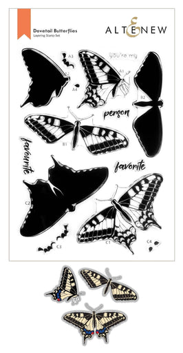 Altenew Stamp & Die Bundle Dovetail Butterflies Stamp & Die Bundle
