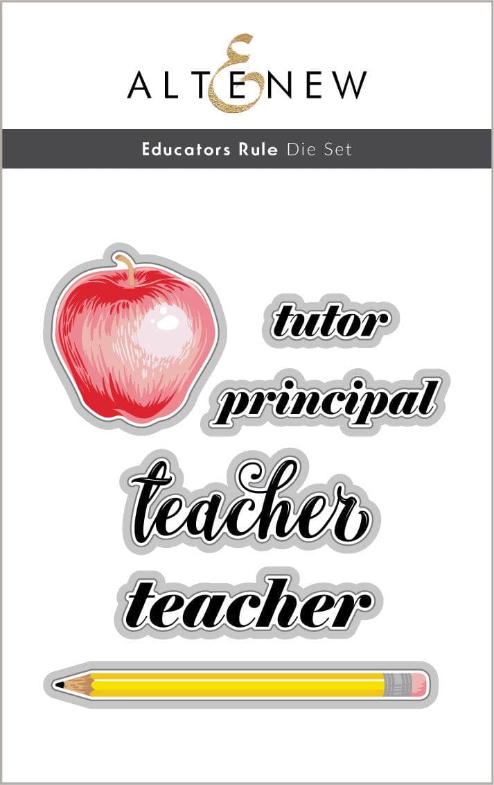 Altenew Stamp & Die Bundle Educators Rule Stamp & Die Bundle