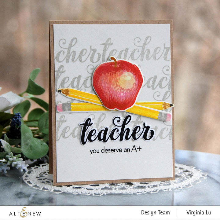 Altenew Stamp & Die Bundle Educators Rule Stamp & Die Bundle