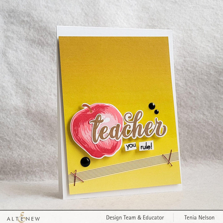 Altenew Stamp & Die Bundle Educators Rule Stamp & Die Bundle