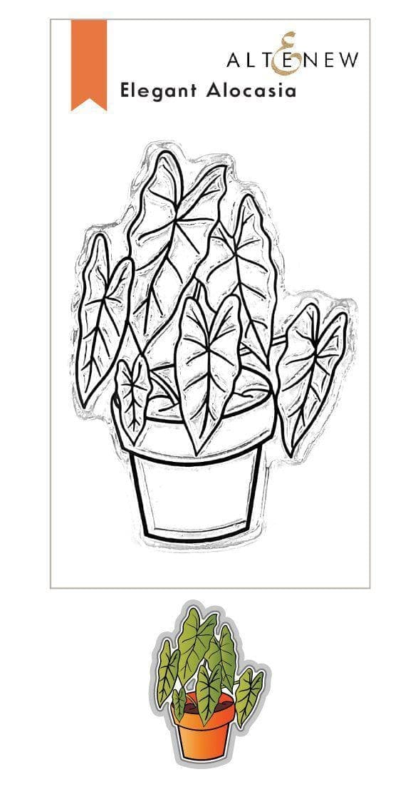 Altenew Stamp & Die Bundle Elegant Alocasia Stamp & Die Bundle
