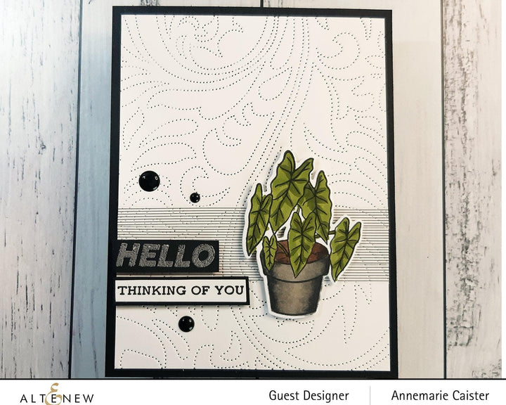Altenew Stamp & Die Bundle Elegant Alocasia Stamp & Die Bundle