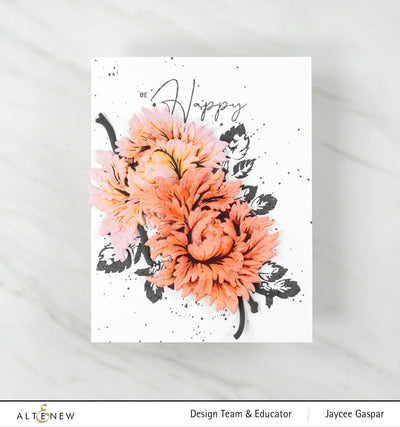 Altenew Stamp & Die Bundle Elegant Floral Stamp & Die & Ink Bundle