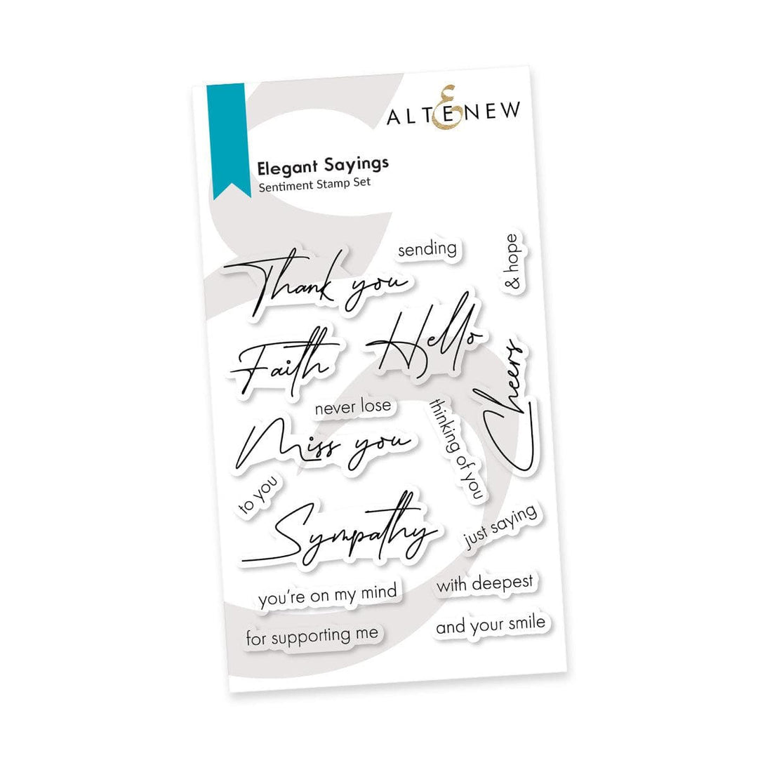 Altenew Stamp & Die Bundle Elegant Sayings