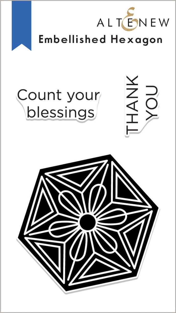 Altenew Stamp & Die Bundle Embellished Hexagon