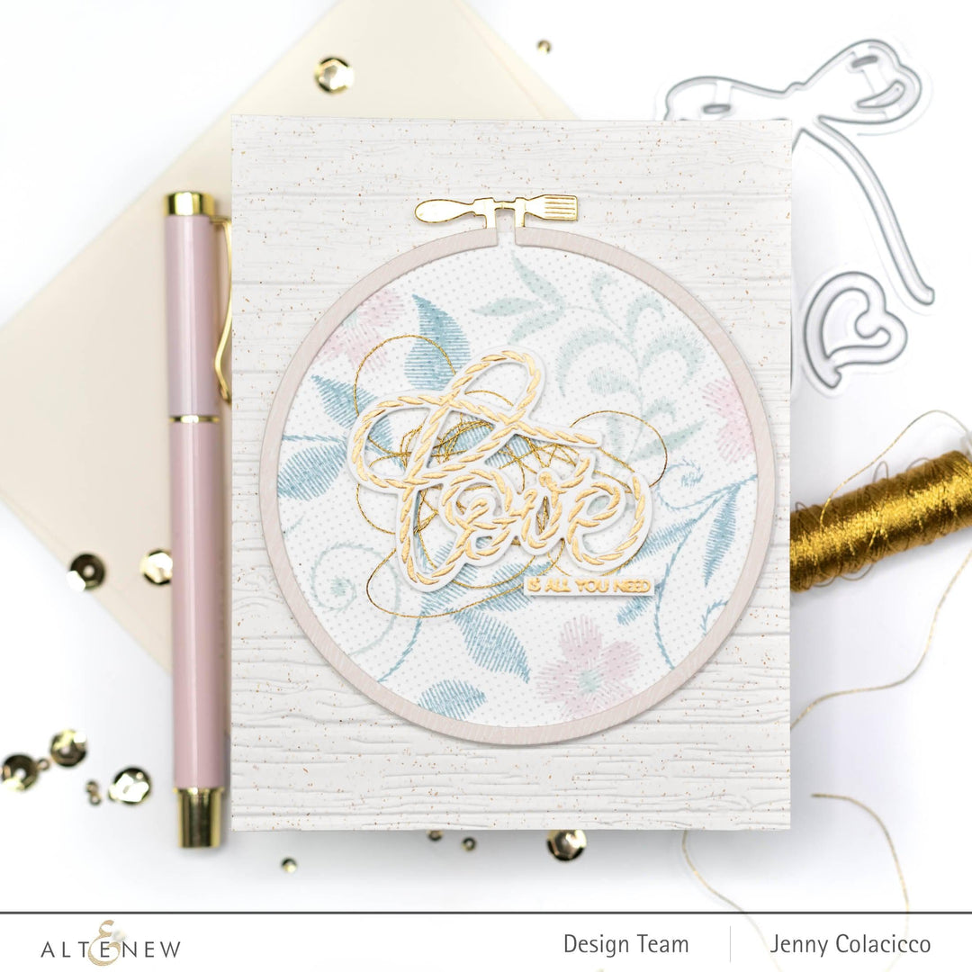 Altenew Stamp & Die Bundle Embroidered Foliage Stamp & Die Bundle