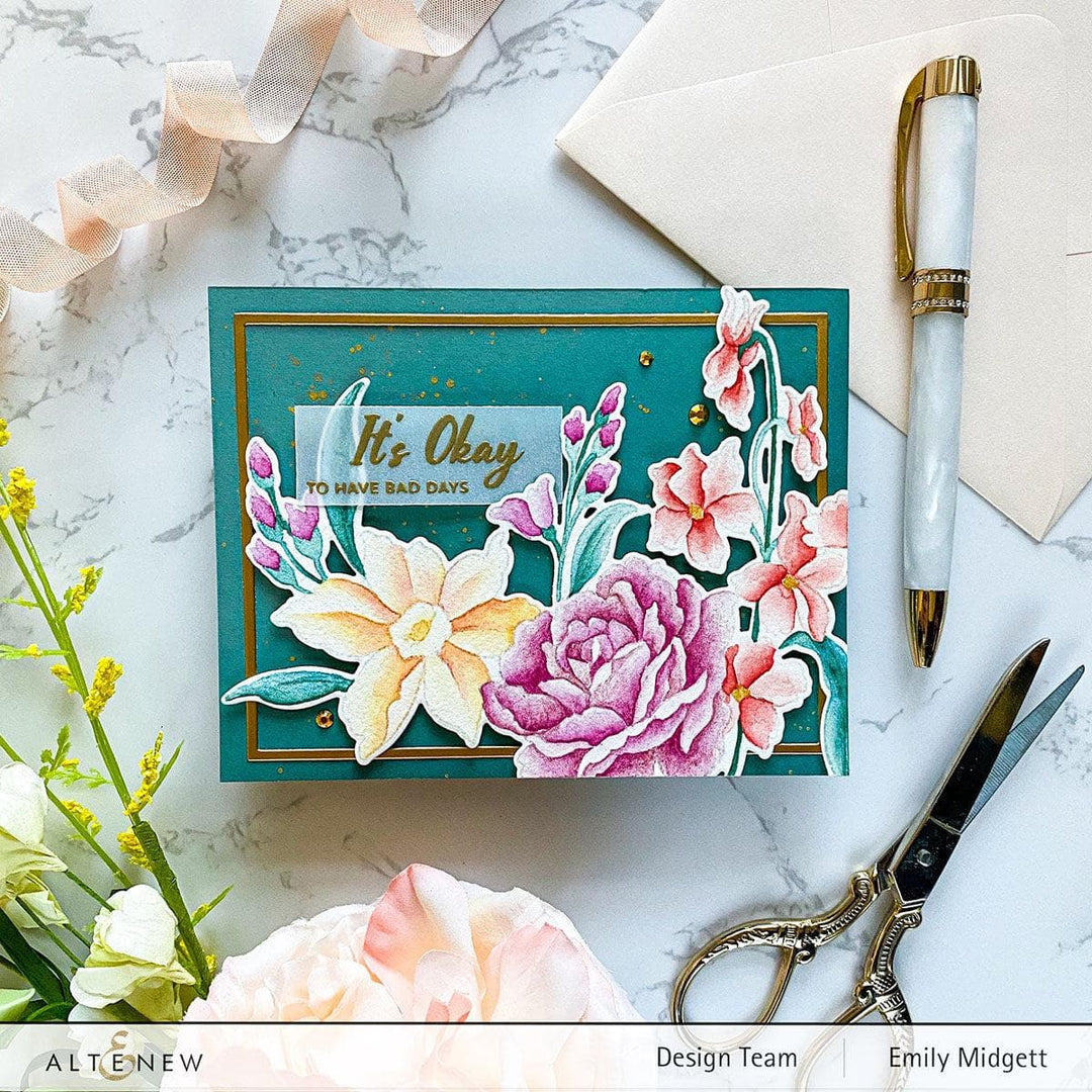 Altenew Stamp & Die Bundle Endless Florescence Stamp & Die Bundle