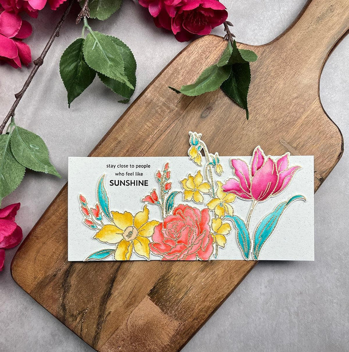 Altenew Stamp & Die Bundle Endless Florescence Stamp & Die Bundle