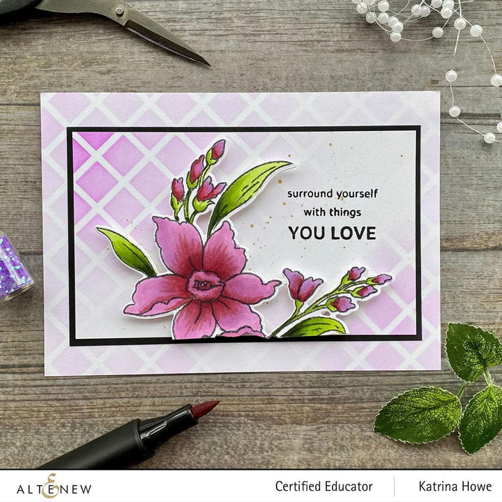 Altenew Stamp & Die Bundle Endless Florescence Stamp & Die Bundle