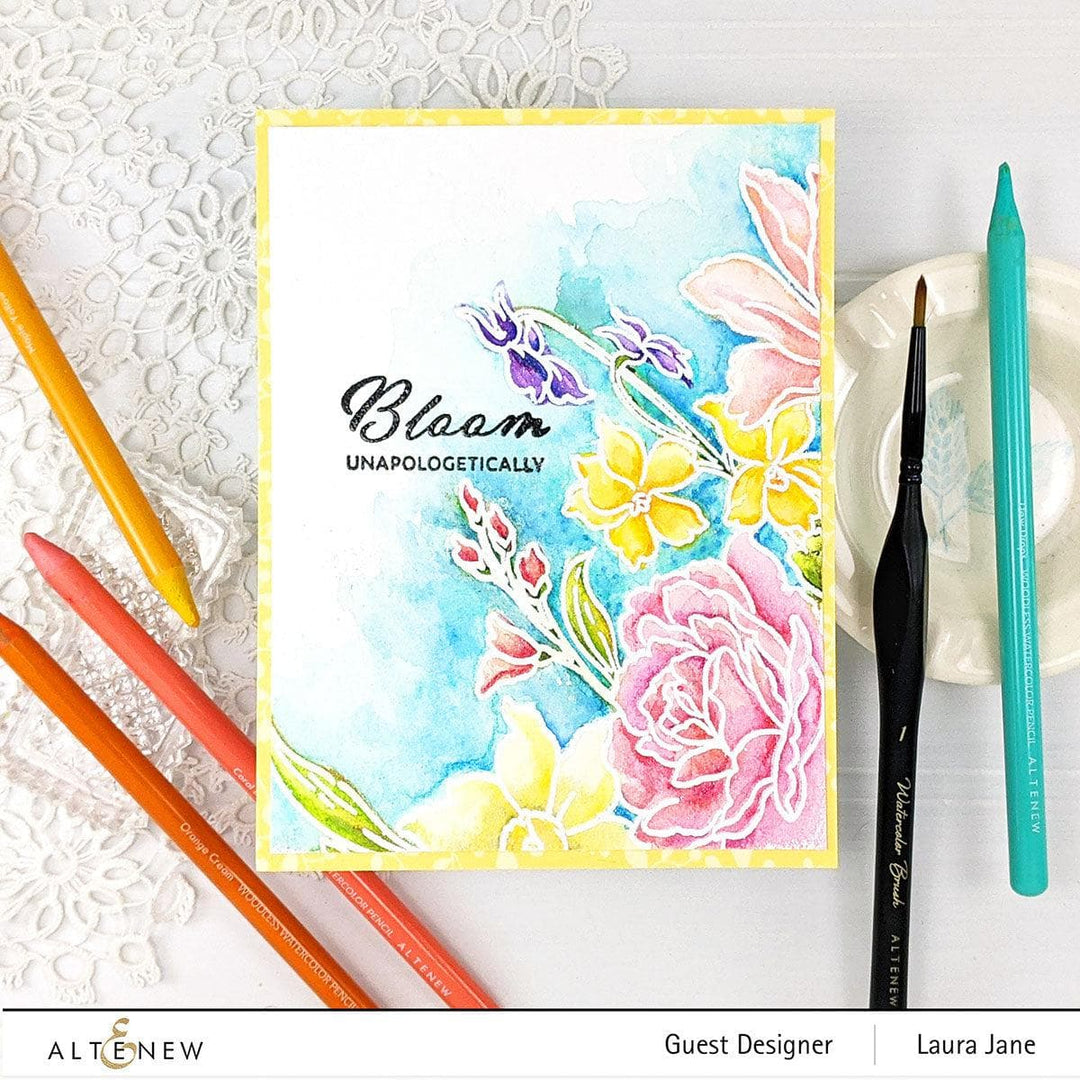 Altenew Stamp & Die Bundle Endless Florescence Stamp & Die Bundle