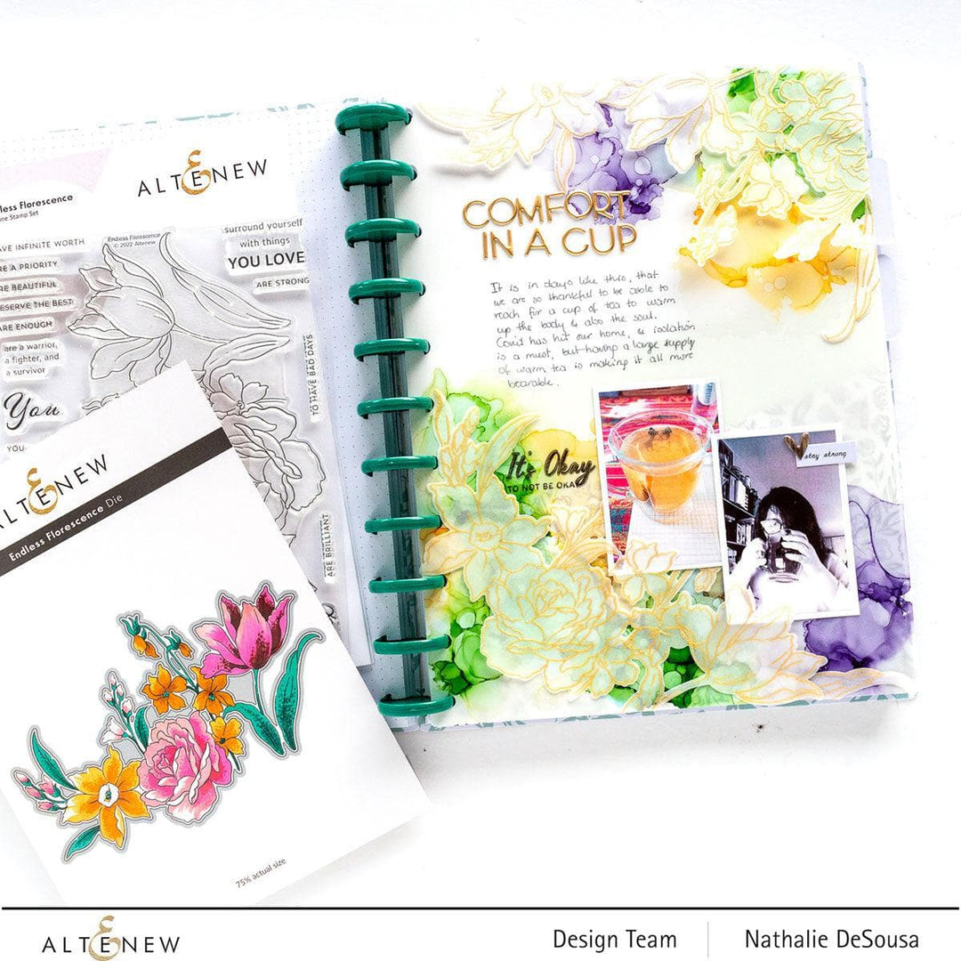 Altenew Stamp & Die Bundle Endless Florescence Stamp & Die Bundle