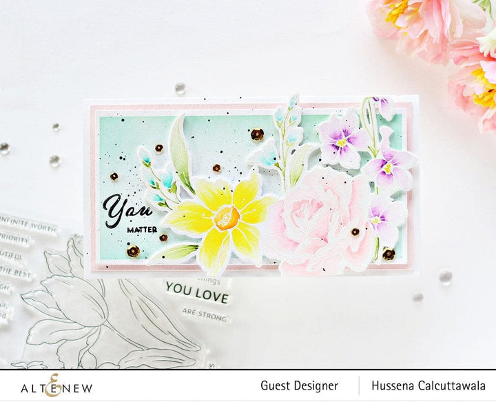 Altenew Stamp & Die Bundle Endless Florescence Stamp & Die Bundle