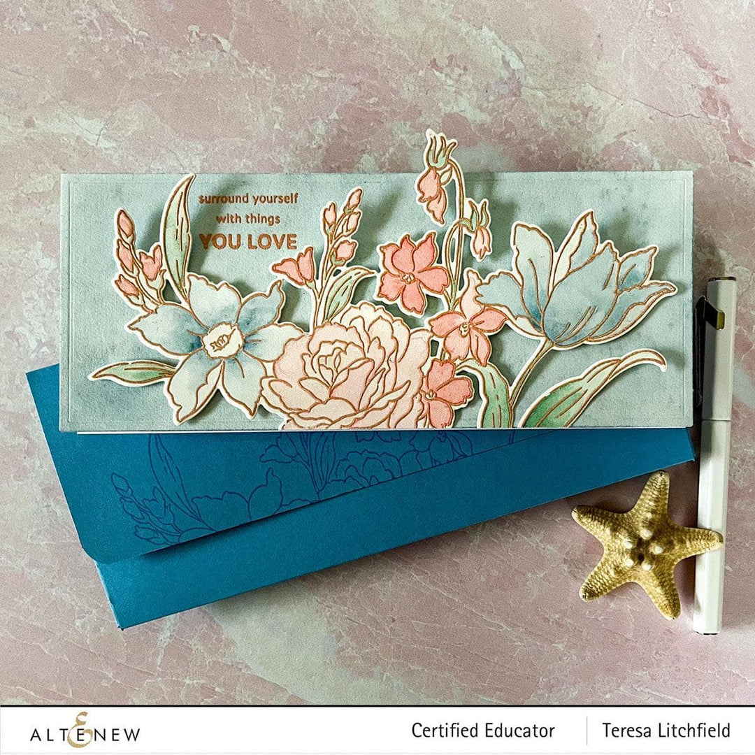 Altenew Stamp & Die Bundle Endless Florescence Stamp & Die Bundle