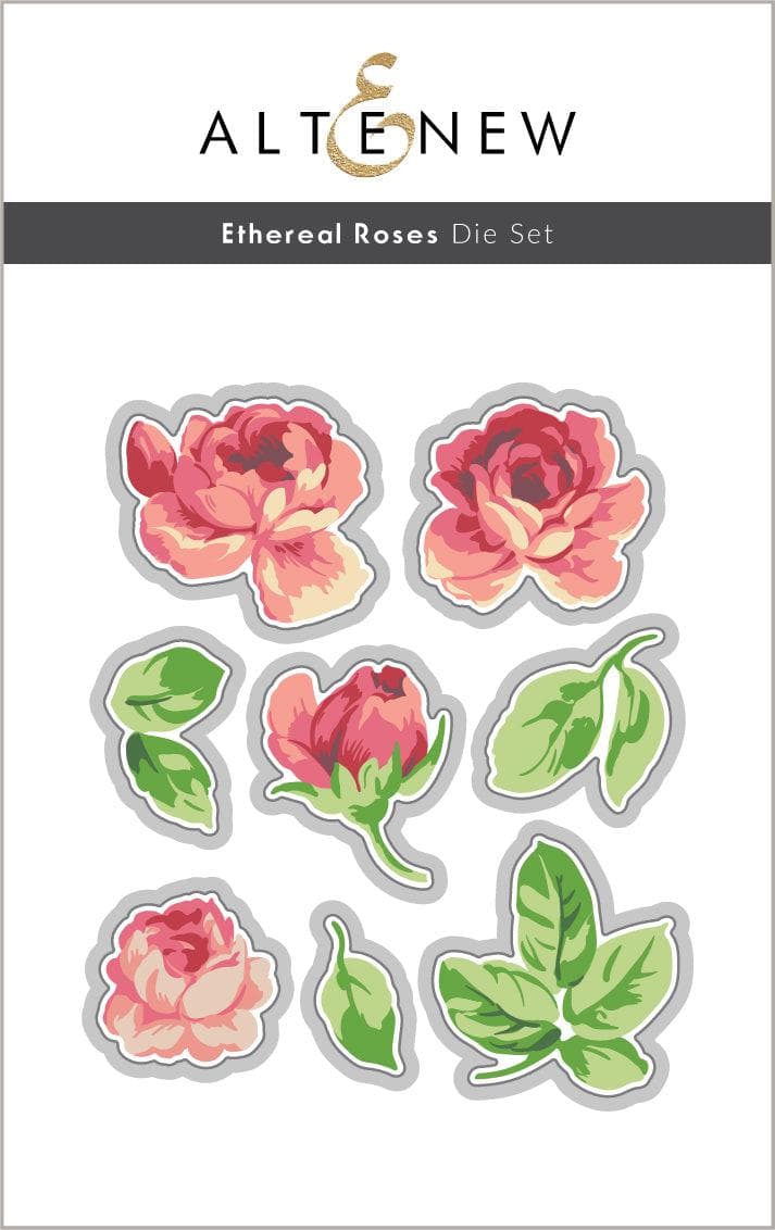 Altenew Stamp & Die Bundle Ethereal Roses Stamp & Die Bundle