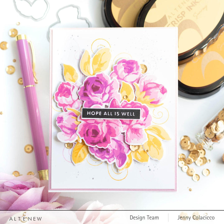 Altenew Stamp & Die Bundle Ethereal Roses Stamp & Die Bundle