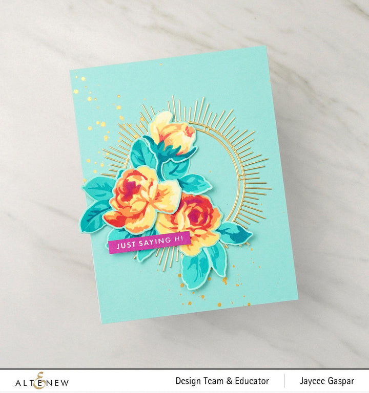 Altenew Stamp & Die Bundle Ethereal Roses Stamp & Die Bundle