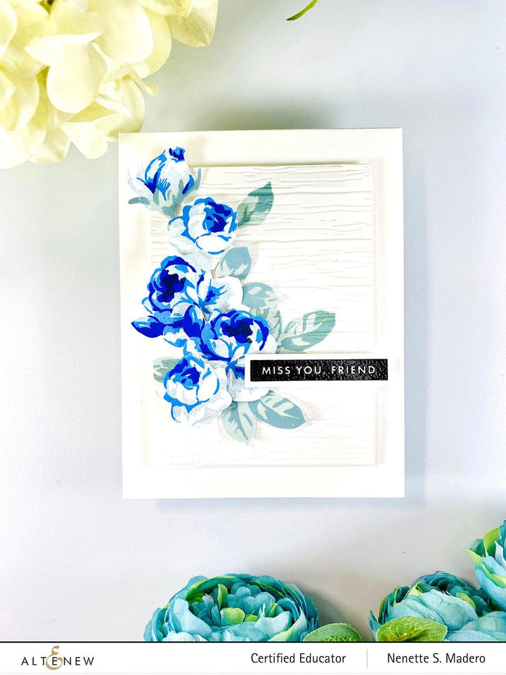 Altenew Stamp & Die Bundle Ethereal Roses Stamp & Die Bundle