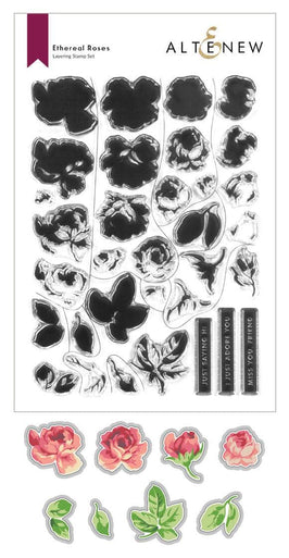 Altenew Stamp & Die Bundle Ethereal Roses Stamp & Die Bundle
