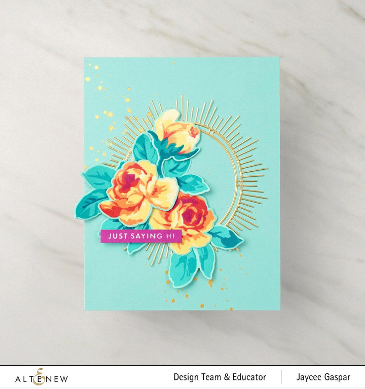 Altenew Stamp & Die Bundle Ethereal Roses Stamp & Die Bundle