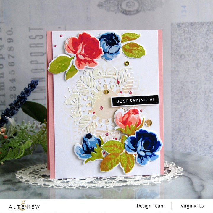 Altenew Stamp & Die Bundle Ethereal Roses Stamp & Die Bundle