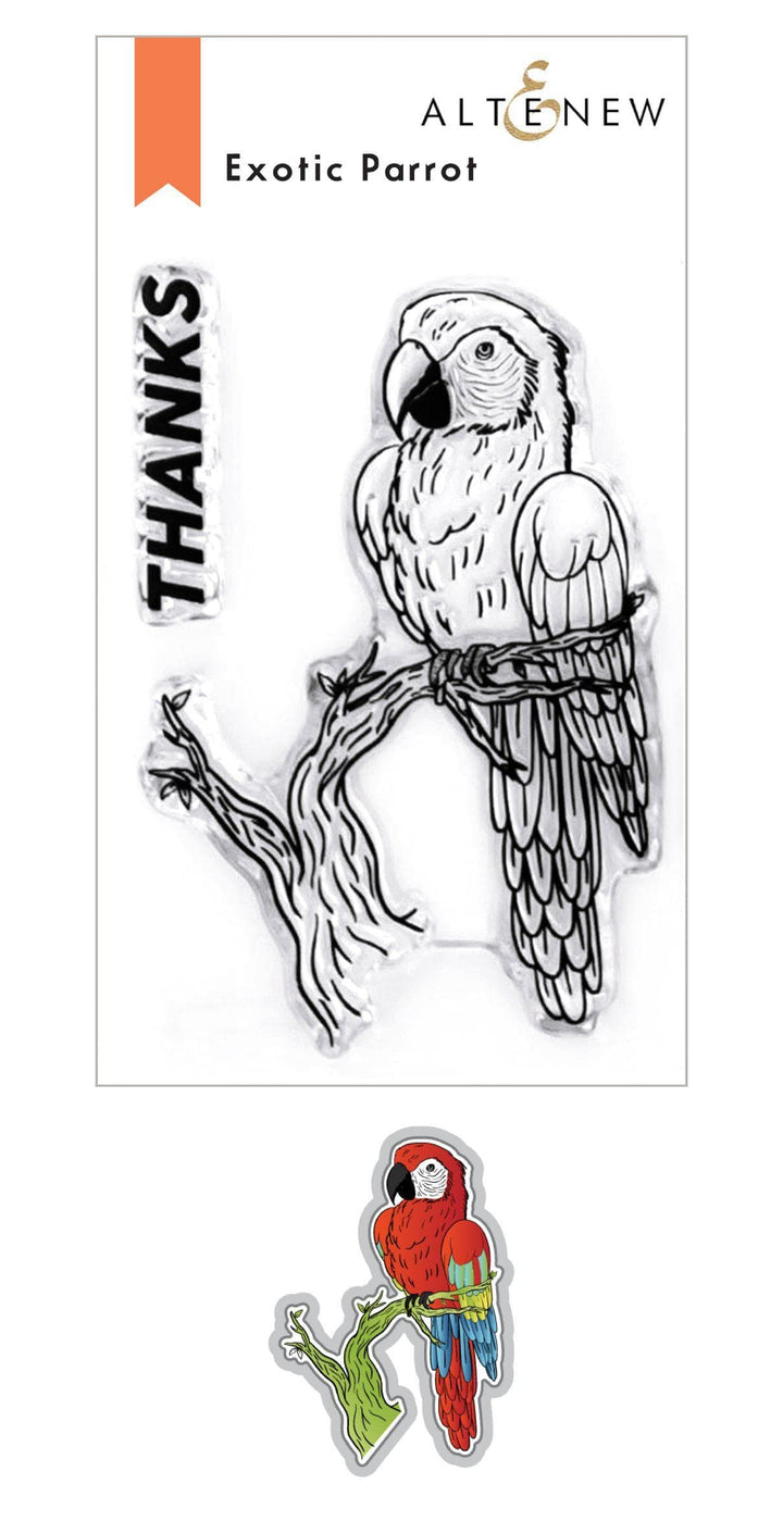 Altenew Stamp & Die Bundle Exotic Parrot Stamp & Die Bundle
