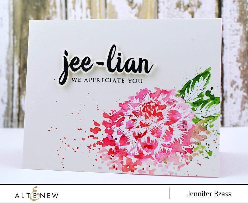 Altenew Stamp & Die Bundle Fan Favorites: Dahlia Blossoms Complete Stamp & Die Bundle