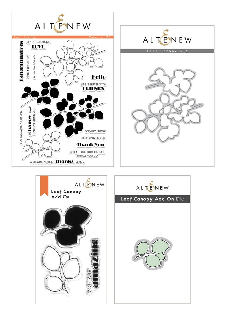 Altenew Stamp & Die Bundle Fan Favorites: Leaf Canopy Complete Stamp & Die Bundle