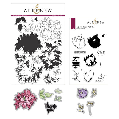 Altenew Stamp & Die Bundle Fan Favorites: Majestic Bloom Complete Stamp & Die Bundle