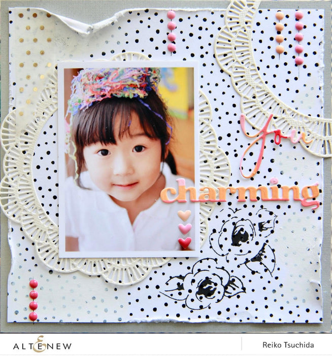 Altenew Fan Favorites Painted Flowers stamp and die bundle featuring colorful floral designs for crafting projects.