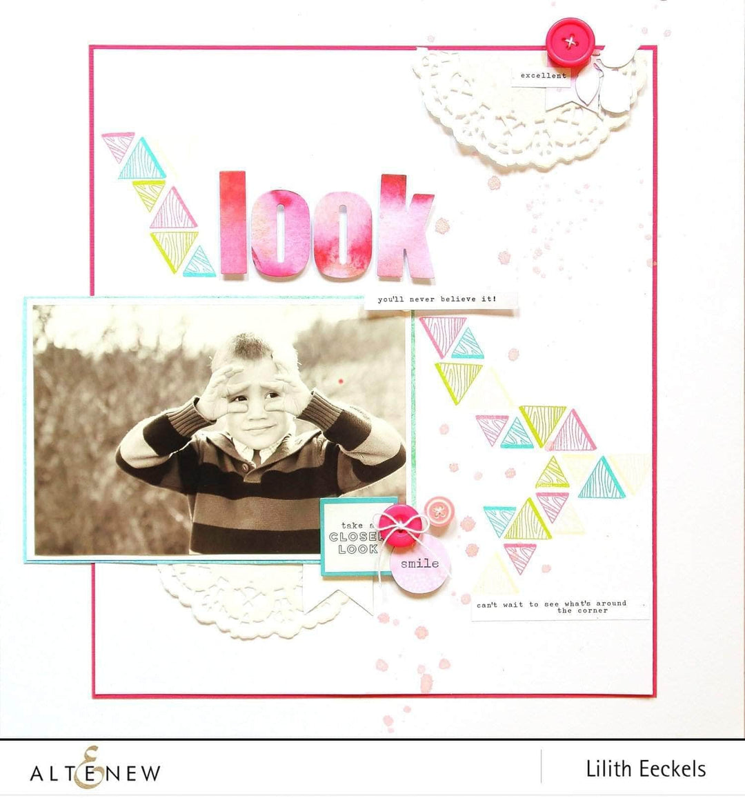 Altenew Stamp & Die Bundle Faux Veneer Stamp & Die Bundle