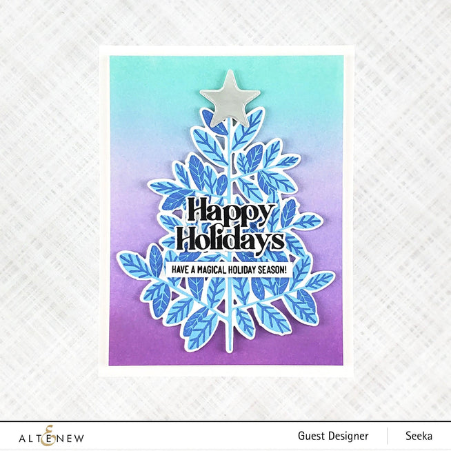 Altenew Stamp & Die Bundle Festive Tree Complete Bundle