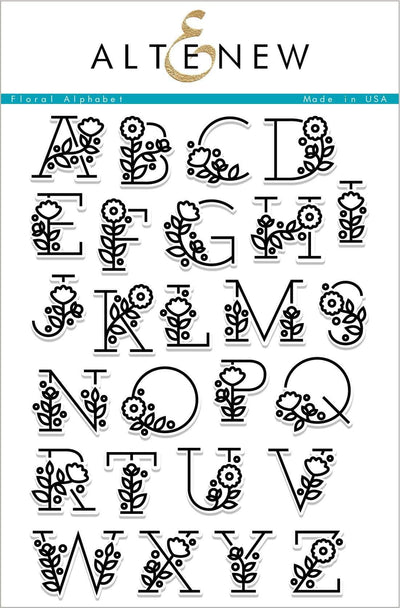 Altenew - Clear Photopolymer Stamps - Modern Alphabet