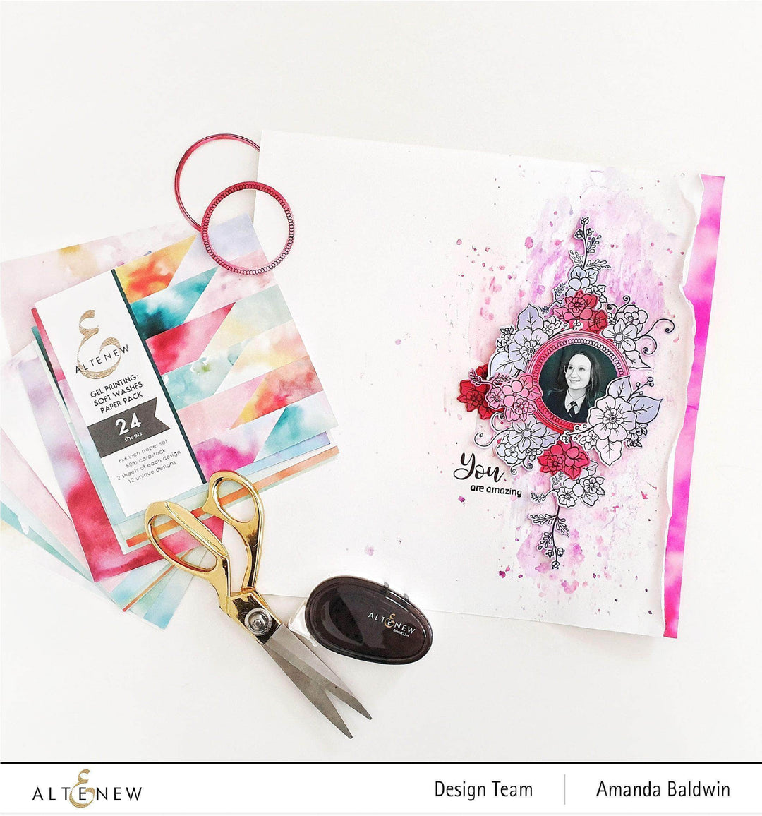 Altenew Stamp & Die Bundle Floral Halos Stamp & Die Bundle