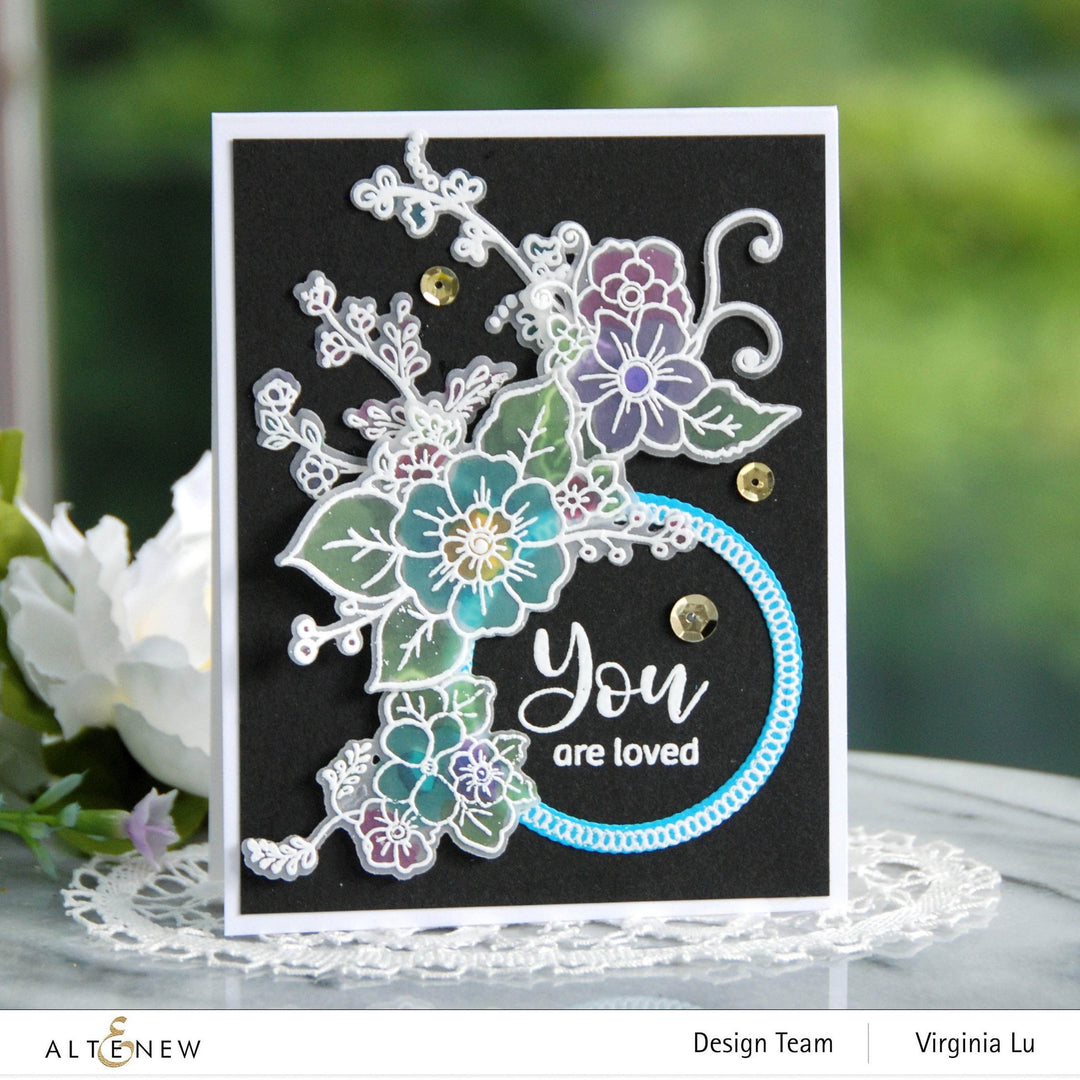 Altenew Stamp & Die Bundle Floral Halos Stamp & Die Bundle