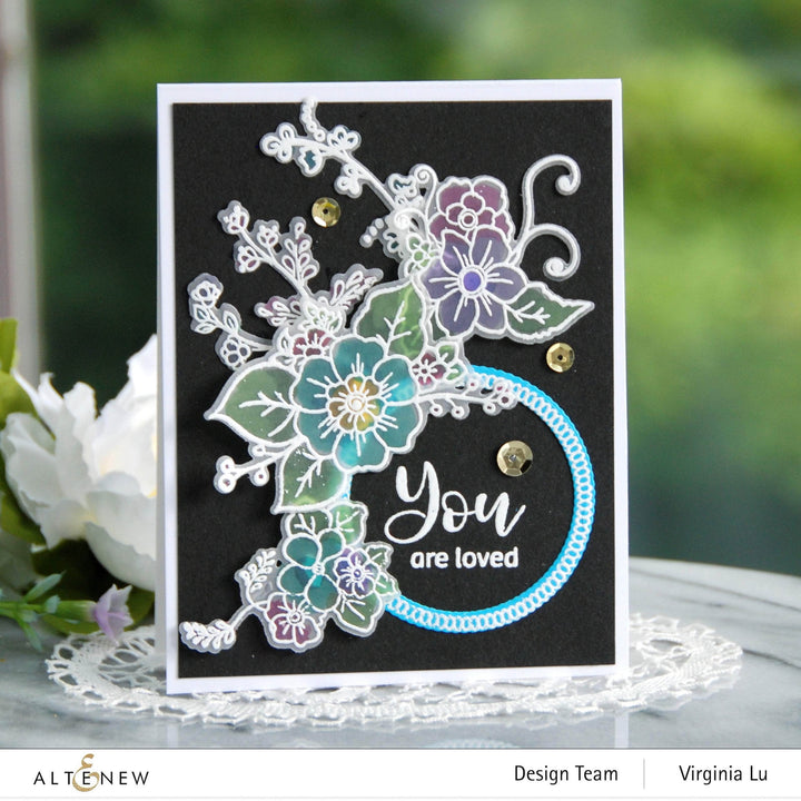 Altenew Stamp & Die Bundle Floral Halos Stamp & Die Bundle