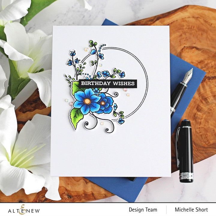 Altenew Stamp & Die Bundle Floral Halos Stamp & Die Bundle