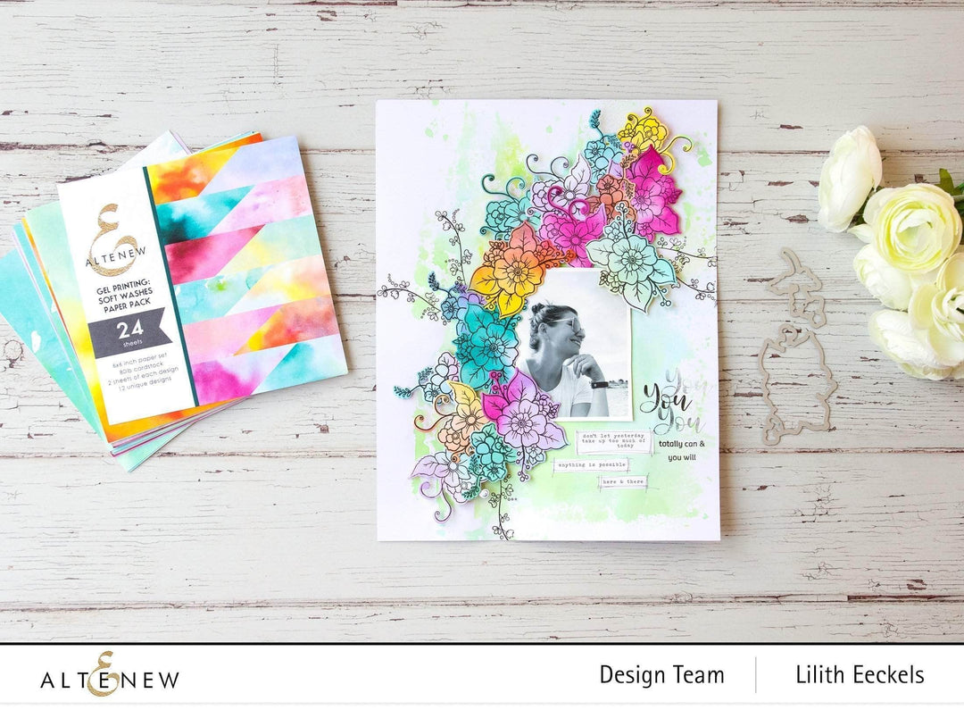 Altenew Stamp & Die Bundle Floral Halos Stamp & Die Bundle