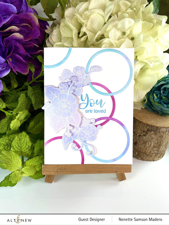 Altenew Stamp & Die Bundle Floral Halos Stamp & Die Bundle