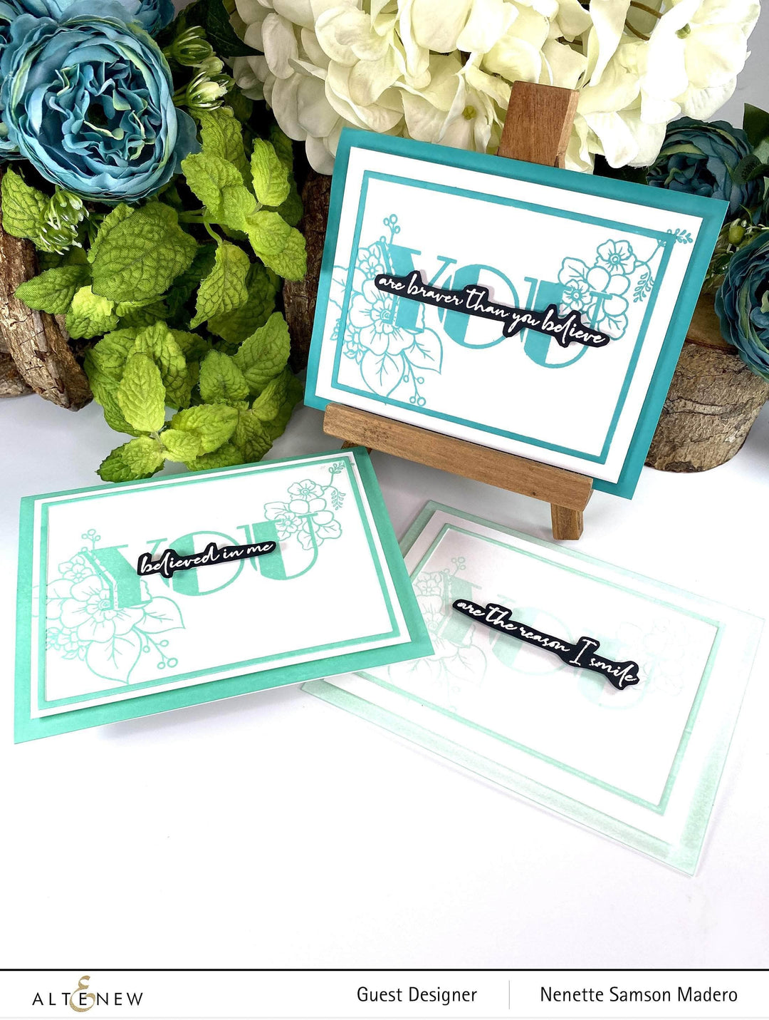 Altenew Stamp & Die Bundle Floral Halos Stamp & Die Bundle