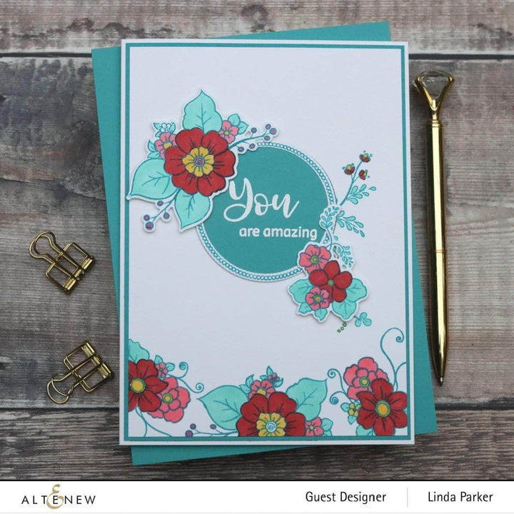 Altenew Stamp & Die Bundle Floral Halos Stamp & Die Bundle
