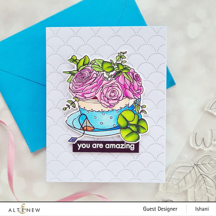 Altenew Stamp & Die Bundle Floral Thanks Stamp & Die Bundle