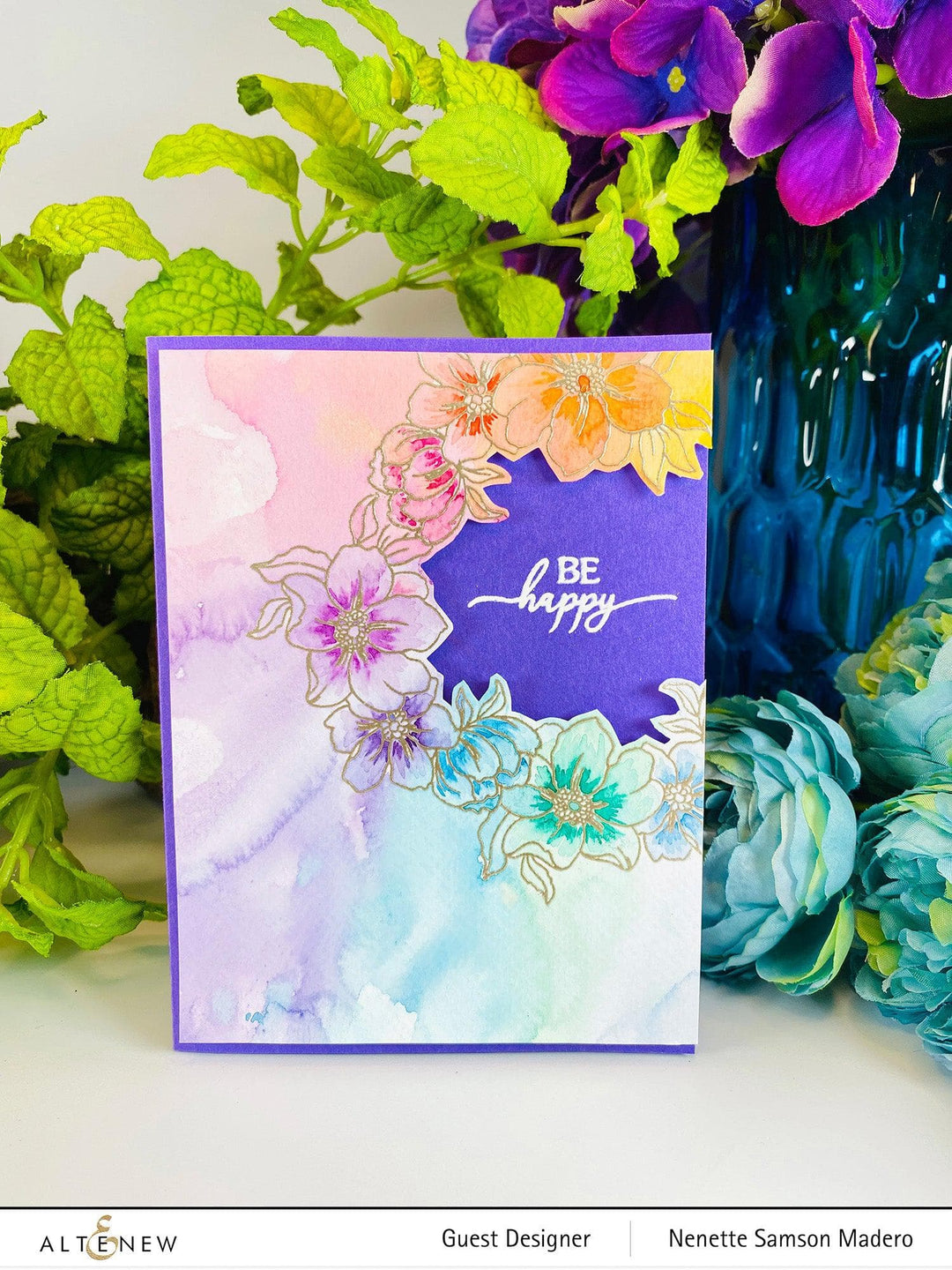 Altenew Stamp & Die Bundle Flower Delight Stamp & Die Bundle