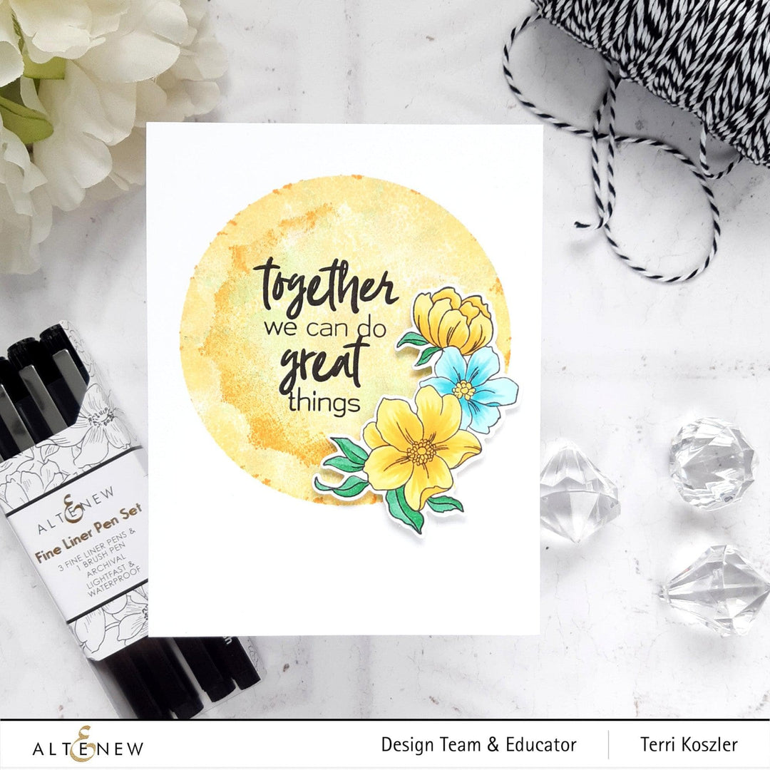 Altenew Stamp & Die Bundle Flower Delight Stamp & Die Bundle