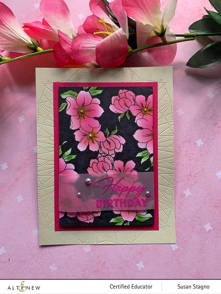 Altenew Stamp & Die Bundle Flower Delight Stamp & Die Bundle