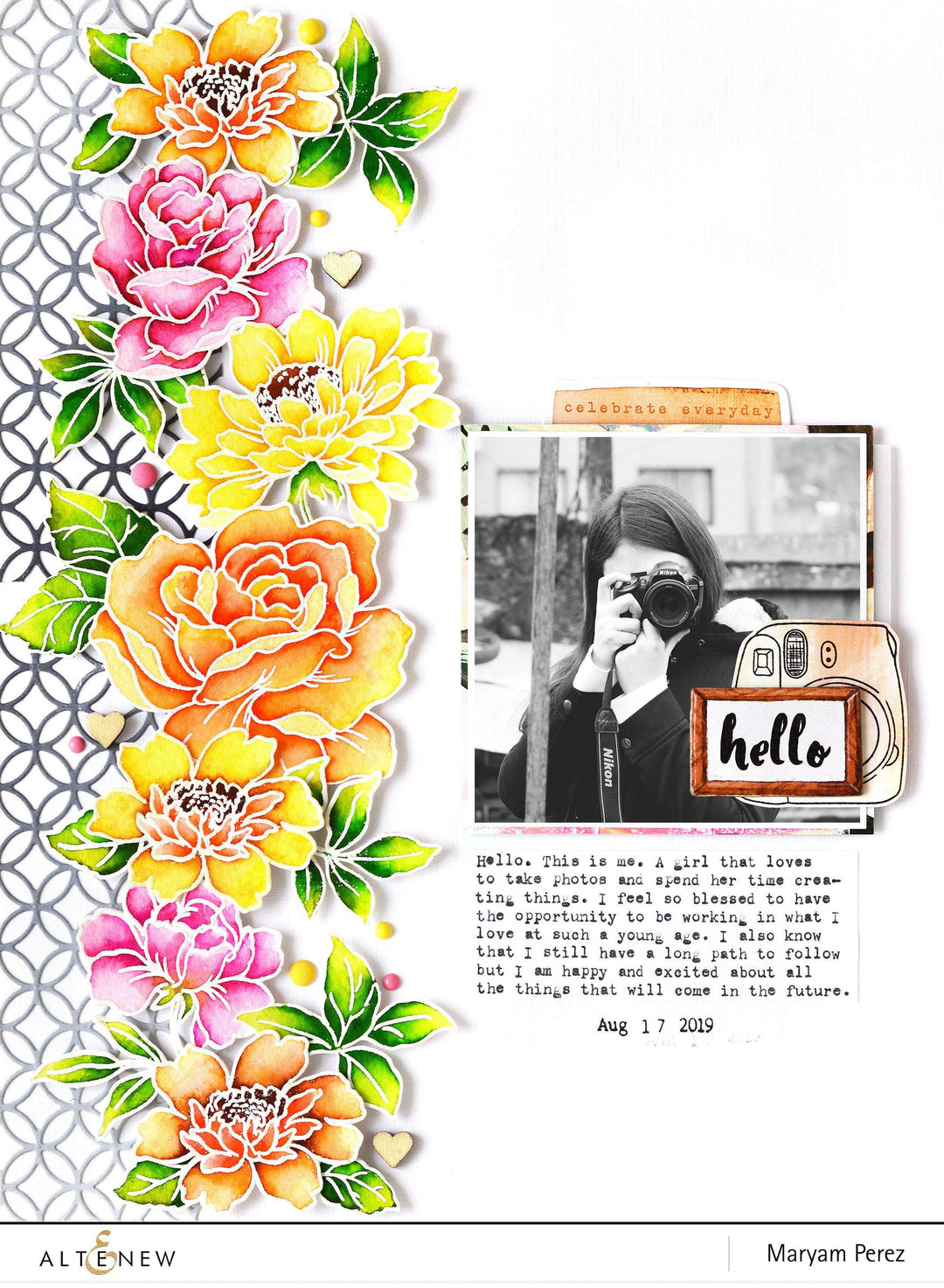 Altenew Stamp & Die Bundle Flower Garden Stamp & Die Bundle