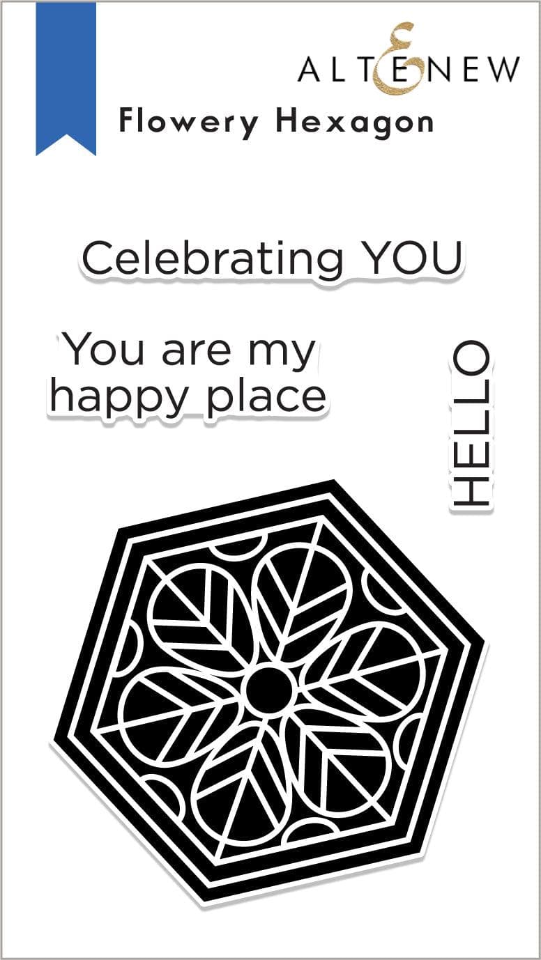 Altenew Stamp & Die Bundle Flowery Hexagon