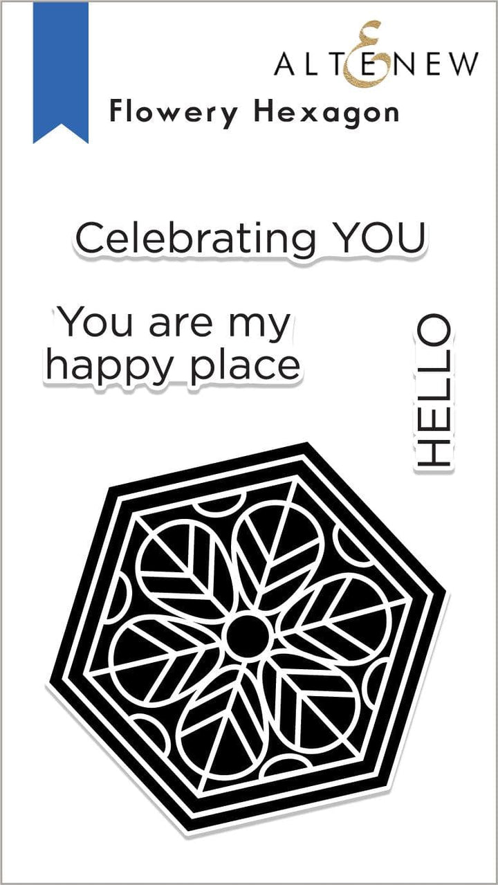 Altenew Stamp & Die Bundle Flowery Hexagon